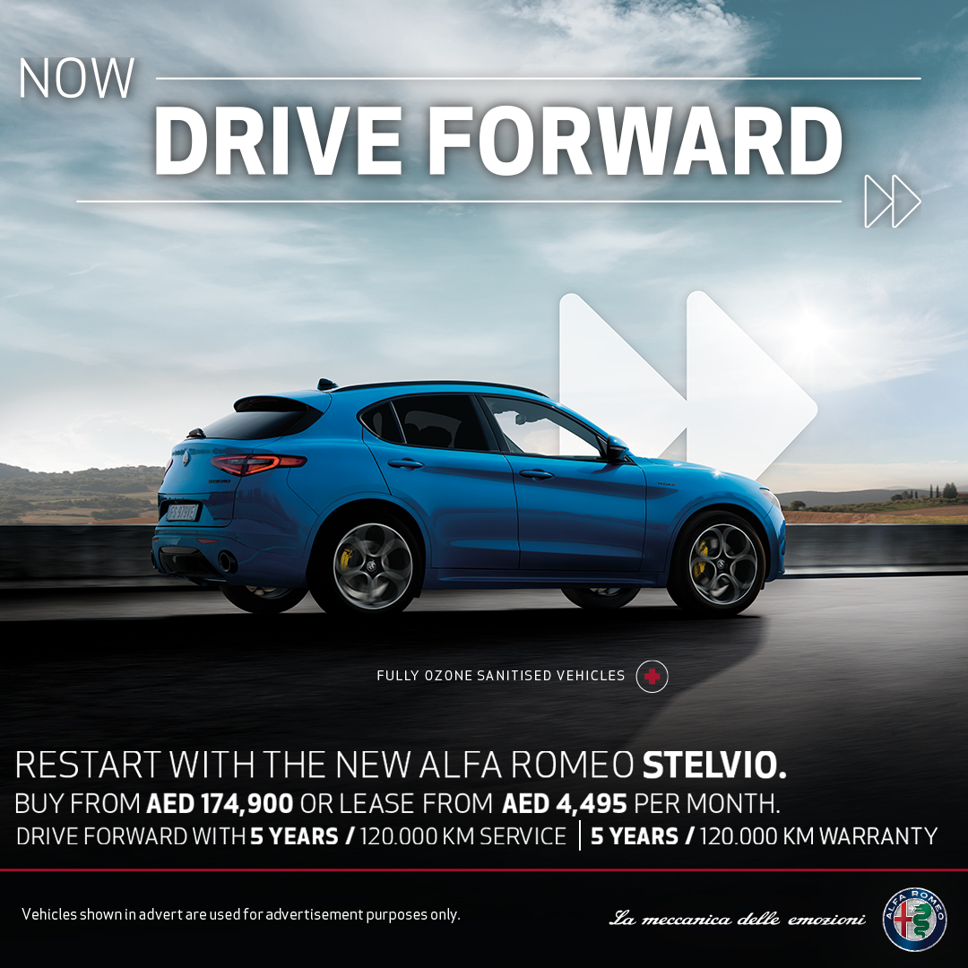 GargashAlfa's tweet photo. Our sale is extended, but for a limited time only! Turn heads and make a statement with your Alfa Romeo. Lease it now from AED2,395 and enjoy 5-Year Service and 5-Year Warranty. Avail our offer today! T&amp;Cs Apply.

#GargashAlfaRomeo #AlfaRomeo #Gargash https://t.co/3OnQfT3T1a