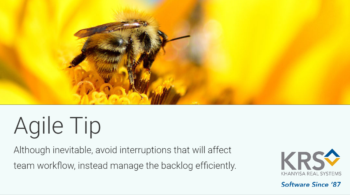 KRSSoftware's tweet image. #Agiletip #KRSSoftware #Backlog