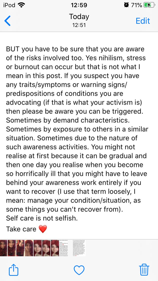 skye077's tweet photo. #LetsTalkAboutTourettes @AwareTourettes #tics #tourettes #MentalHealthAwareness #activism #awareness #advocacy #change #selfcare #healthy #stigma #Equality #injustice #Disability 
This is why I have largely stopped my awareness work which I miss dreadfully. https://t.co/BruJYWNbYJ