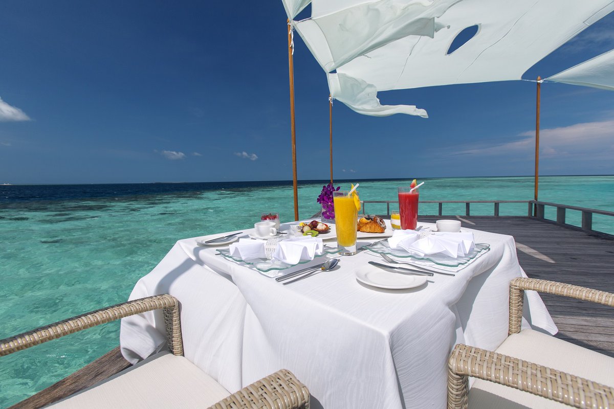 BarosMaldive's tweet photo. The Piano Deck at #BarosMaldives is truly a unique experience, dining on a secluded deck in the lagoon with the view of the sky meeting the sea over the horizon. #ALegendInMotion
Discover the iconic Piano Deck: https://t.co/YnMK5vUrLh https://t.co/qLiX5lSfvy