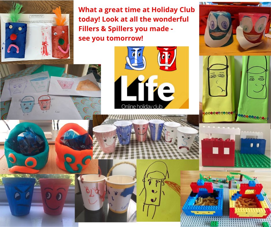 mission_cofeb's tweet photo. We've had a great time at Life Holiday Club today - this what some of our households got up to! #FillerandSpiller https://t.co/lmr3e9iW9p