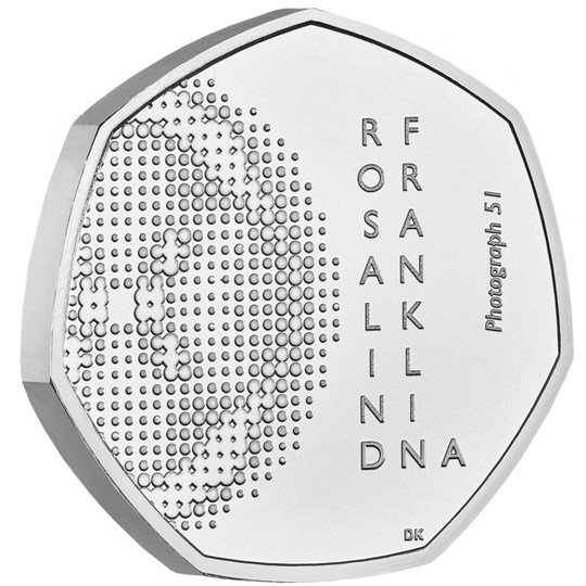 wonkscience's tweet photo. So excited to see the work of a fantastic woman in STEM, Rosalind Franklin, celebrated on the latest 50p coin release 🪙🧬 #rosalindfranklin #dna #50p #WomenInSTEM https://t.co/NX7nfVeT3X