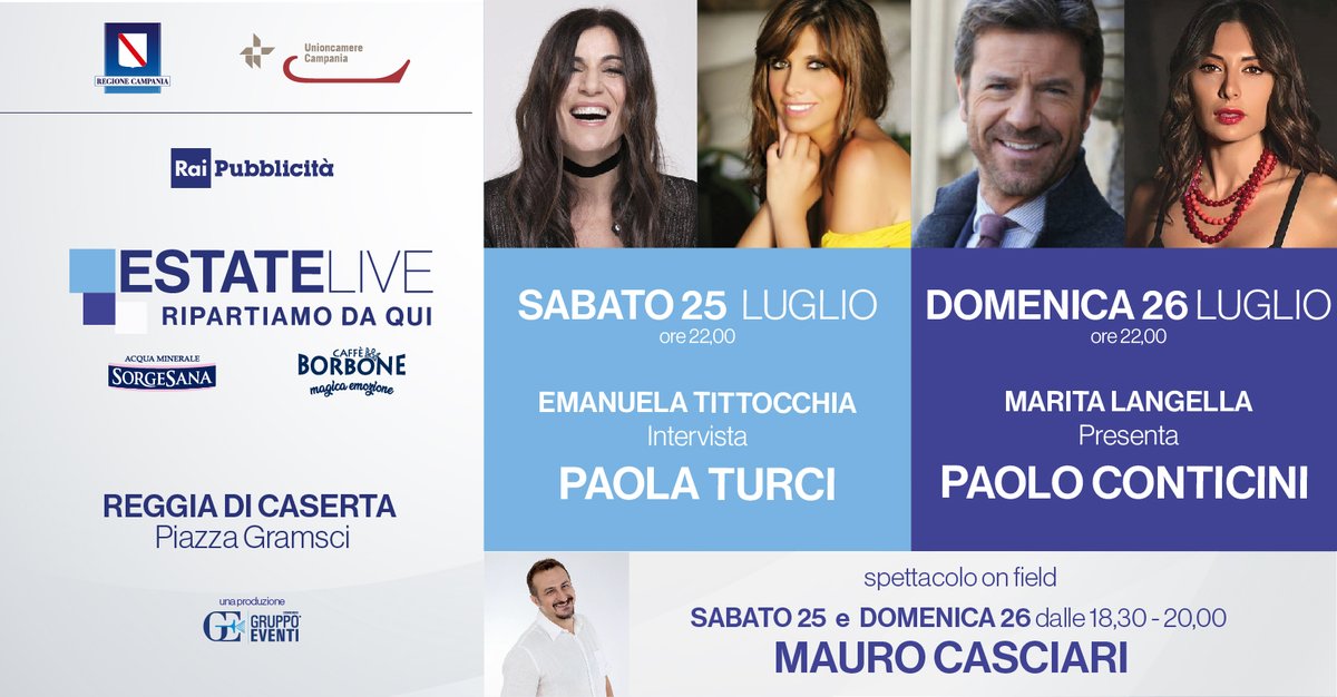 bicefolino's tweet photo. Si ritorna alla Reggia!
#EstateLive #RaiPubblicità #GruppoEventi https://t.co/tAvI7nR2tK