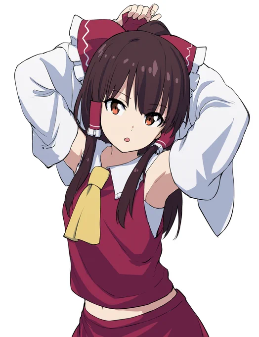 落書き霊夢さんです 