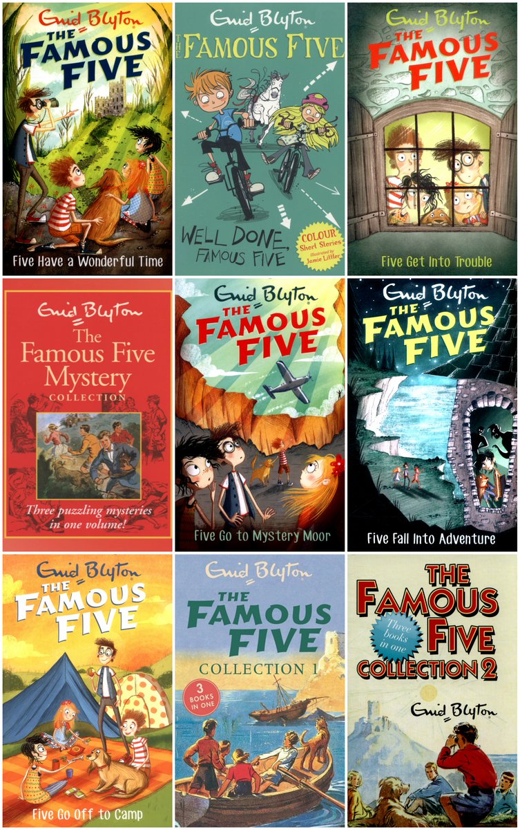 cambslib's tweet photo. A new book review from one of our brilliant young volunteers  

'My favourite books as a kid were the Famous Five books by Enid Blyton. I loved the characters and the mysteries. I highly recommend them to anyone!'

#volunteers #reviews #cambslib https://t.co/3rqtDIcYgB