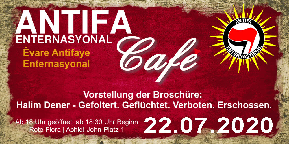 AntifaEnterCafe's tweet photo. Anlässlich der Bucherveröffentlichung Halim Dener-Gefolter.Geflüchtet.Verboten.Erschossen. haben wir einen Aktivisten der Kampagne Halim Dener eingeladen. Er wird die Kampagne und das Buch vorstellen. https://t.co/3LUcTJKUSr