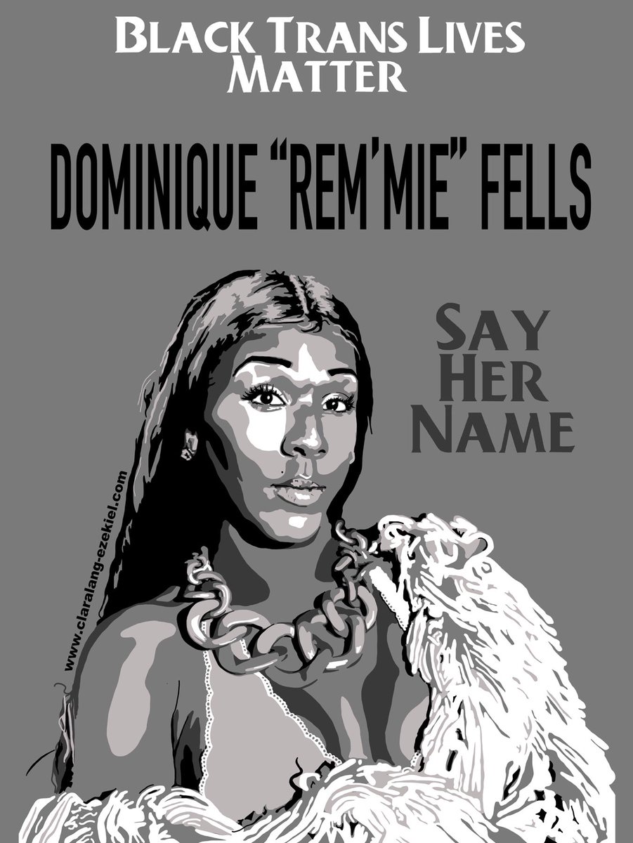 CLangEzekiel's tweet photo. Black Trans Lives Matter! The average lifespan of a trans woman of color is only 35 years! We need to be better allies. Download these posters for your next protest at: https://t.co/39KSva6Vgu      #BlackLivesMatter #BlackTransLivesMatter #RiahMilton #TonyMcdade #DominiqueFells https://t.co/SkKnt51M4G