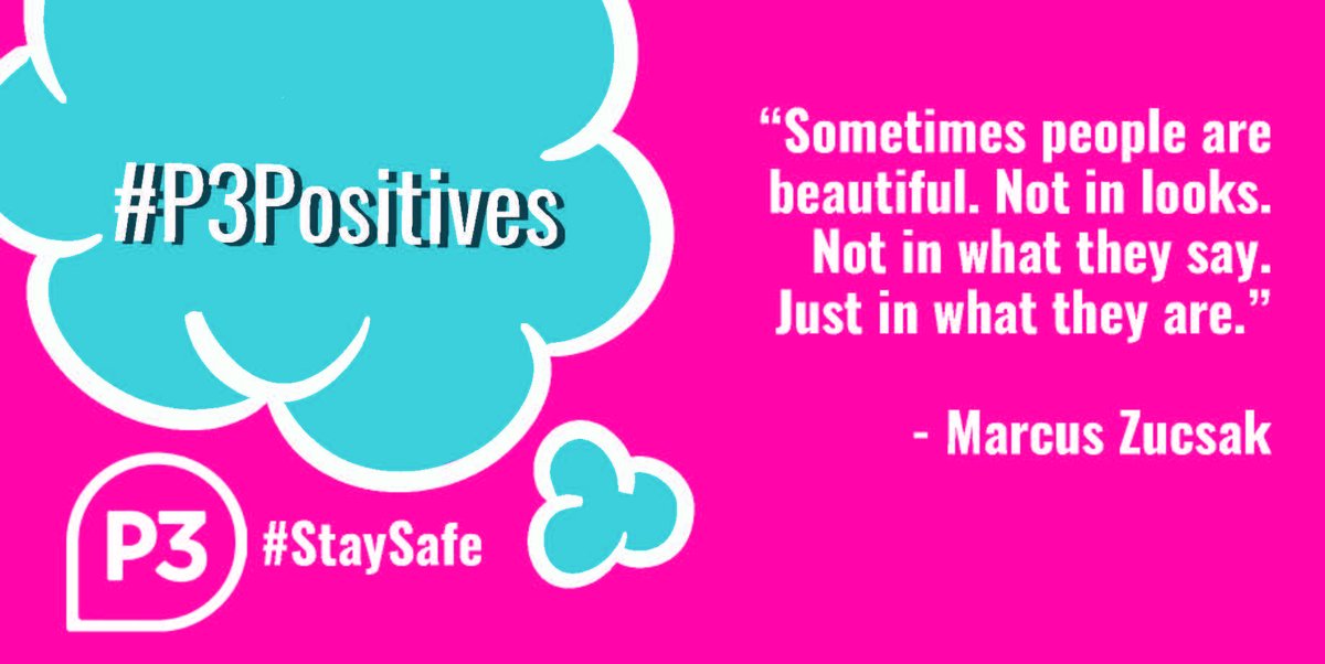 P3Charity's tweet photo. Remember people are beautiful! Today's @P3Charity #P3Positive #WeAreP3 https://t.co/D2seaaXOmT
