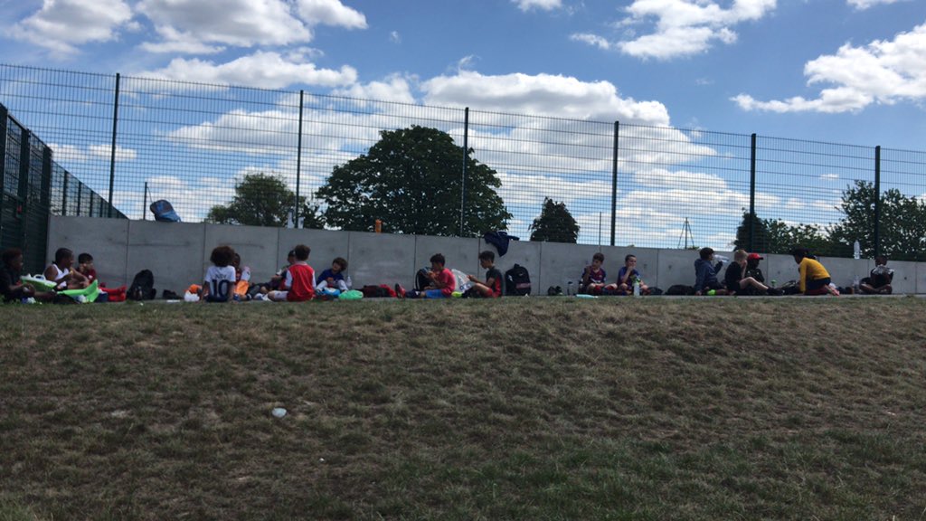 Escalate_INC's tweet photo. Day 2 of our Escalate Football Camp. Lunchtime chill vibes #ToBelieveIsToKnow https://t.co/CDPHWsVGvw