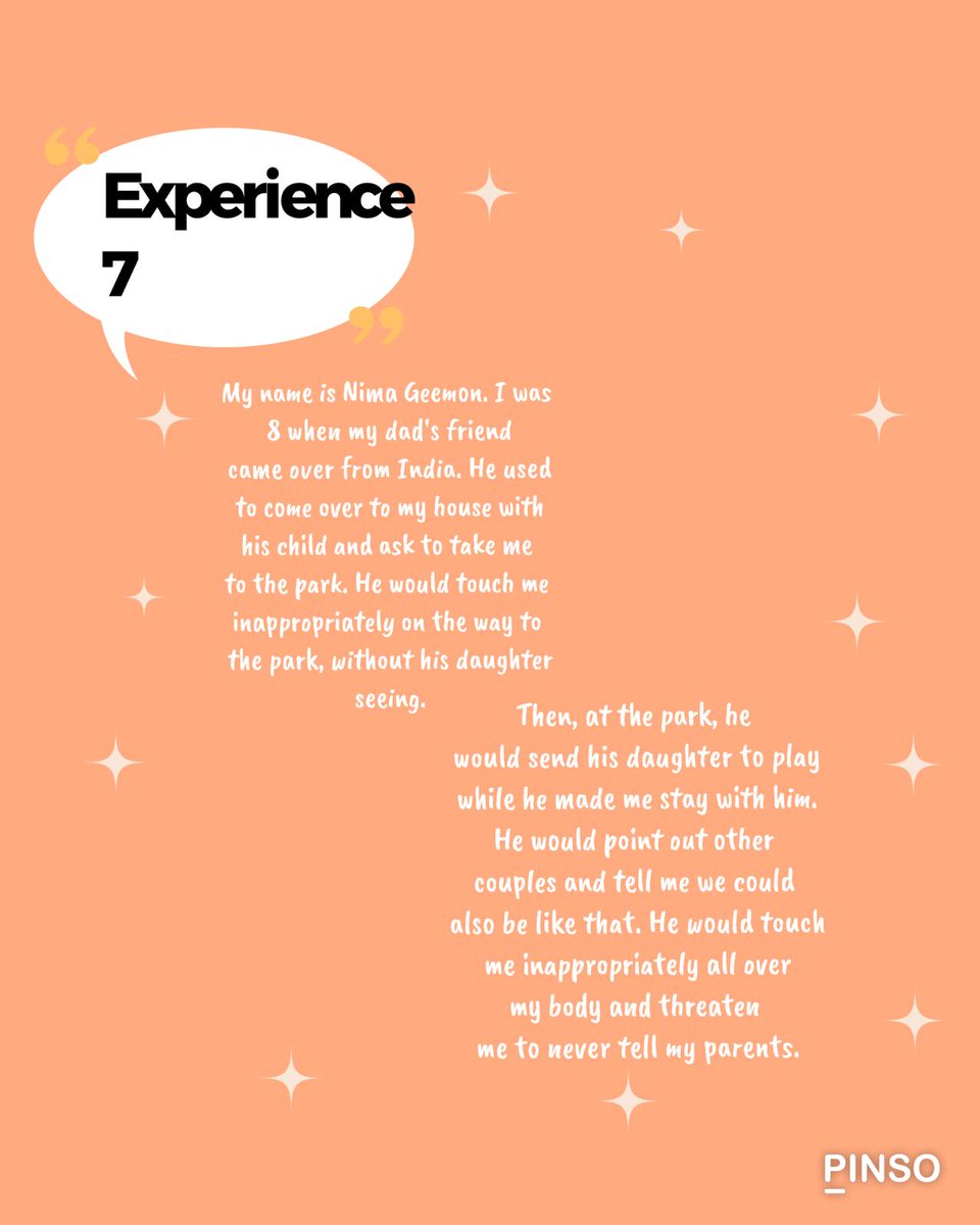 nocatcallszone's tweet photo. This was Nima's experience.

Sexual harassment can happen at any age and sometimes we may not even realise it is happening to us. Nobody should have to experience this.

We should also work together to help people recognise sexual harassment, in order to help put an end to it! https://t.co/maBlDxrrXd