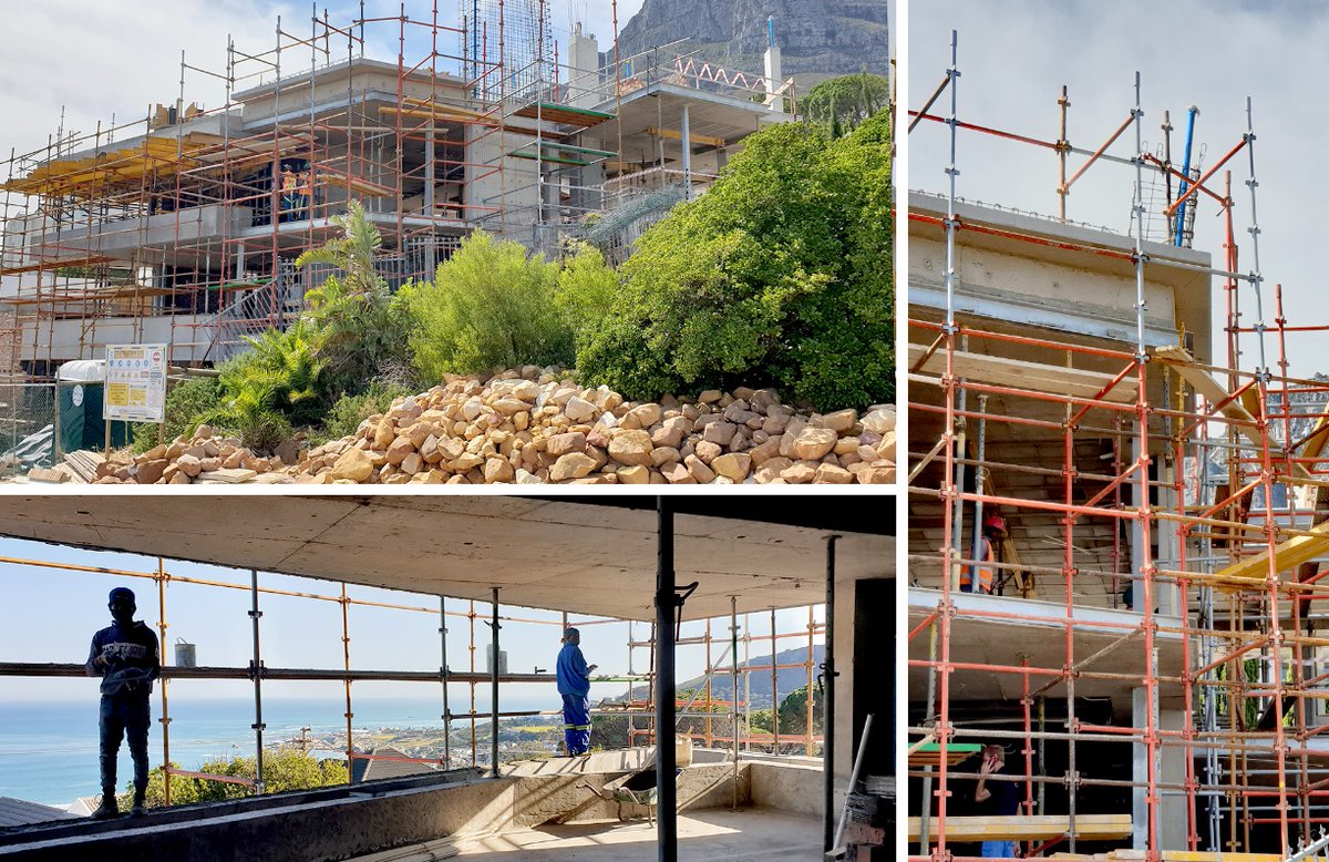 dcarch_co_za's tweet photo. We are happy to see life on site again! Our Project #DCA #dcarch in Camps Bay is progressing and taking shape #medburnroad #darrylcroomearchitects #campsbay #capetownarchitect https://t.co/GWeaNWcB8e https://t.co/SiEbcGO53r