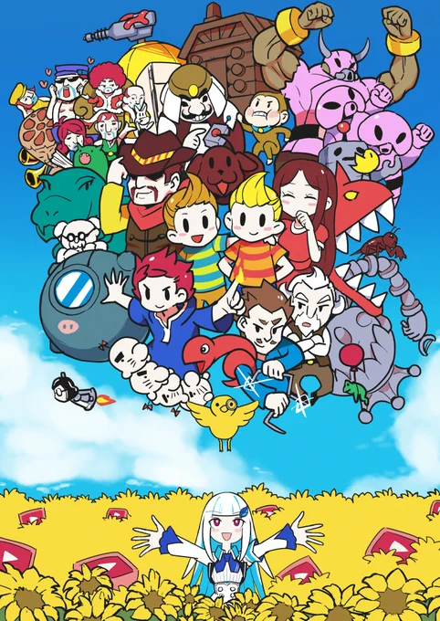 大好きなゲームの新しい面白さに気づくことができました。完走おつかれさまです。THANK YOU FOR A NEW MOTHER3 WORLD!
#ヘル絵スタ 