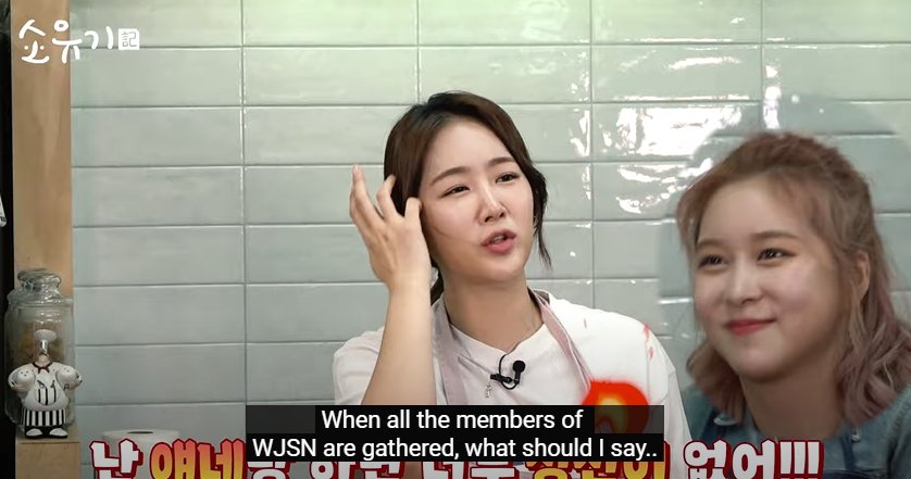 basically exy almost burned down the whole kitchen and soyou admitted that wuju are annoying and loud wbk