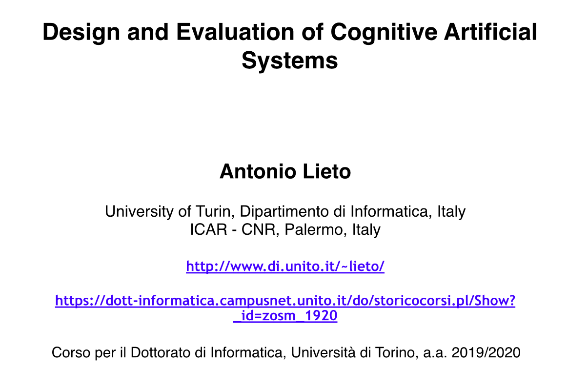 antoniolieto's tweet photo. Ready to start my doctoral course at the Ph.D. Program of Computer Science at @diunito #phdcourse #cognitivesystems #AI #computationalcognitivescience https://t.co/RPDRieomfL
