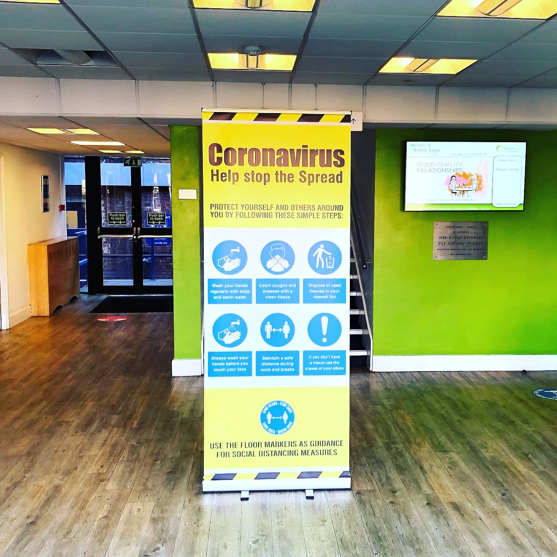 kingfishersigns's tweet photo. Covid-19 signs and floor markers supplied to @BritishSugar Newark factory last week
#kingfishersigns2020 #kingfishersigns #kingfisher #signs #design #manufacture #kingfisherdesign #covid19 #popupbanners #popupsigns #signs #floormarkers https://t.co/Fk8SZ8kioC