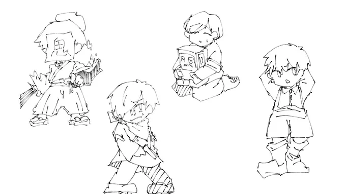 絵の練習してるんだけど、難しいね〜〜☺️☺️☺️キャラデザはとりあえず掴めた。あとは髪型を描きなれるだけ 