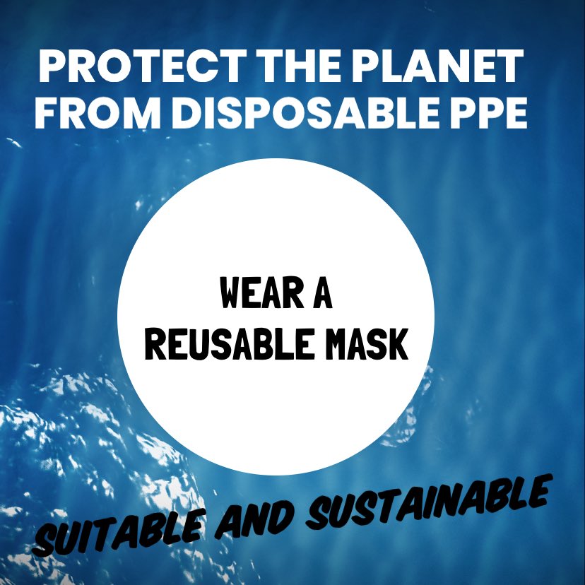 #PlasticFreeJuly 💙 Check out our Instagram for tips on how to wear a fabric reusable mask SAFELY and still under government guidelines. ✌️ stay safe and together we can sea less plastic 🌊💚🌏