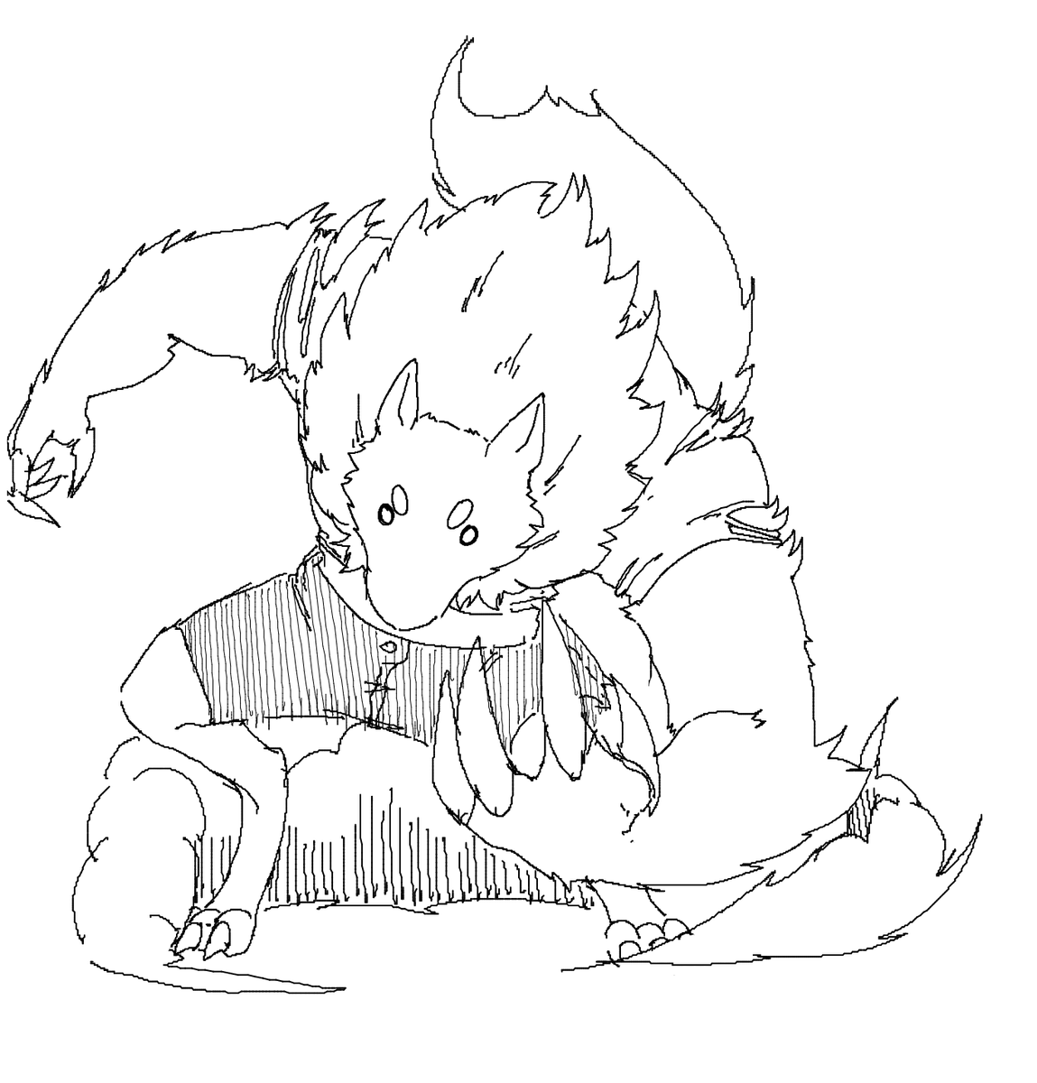 暑すぎて絵チャしかできん 