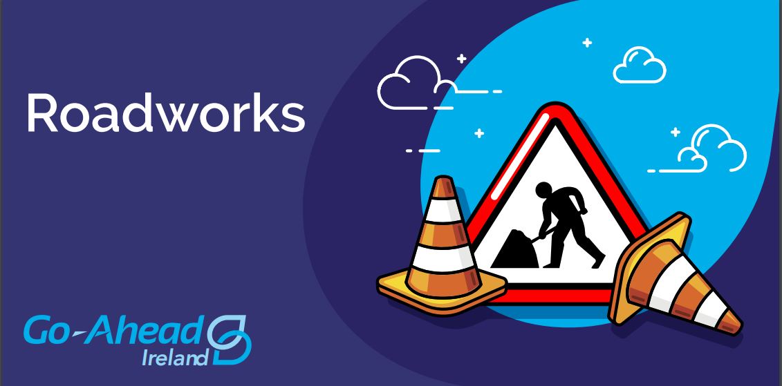 GoAheadIreland's tweet photo. #DCServiceUpdate : Diversion in place on the #DC120C route due to roadworks. Towards Enfield, stops 104891 &amp; 102911 will not be served. Towards Tullamore stops 102861 and 131821 will not be served. For further details contact our customer care team. https://t.co/QSzyMPumGm