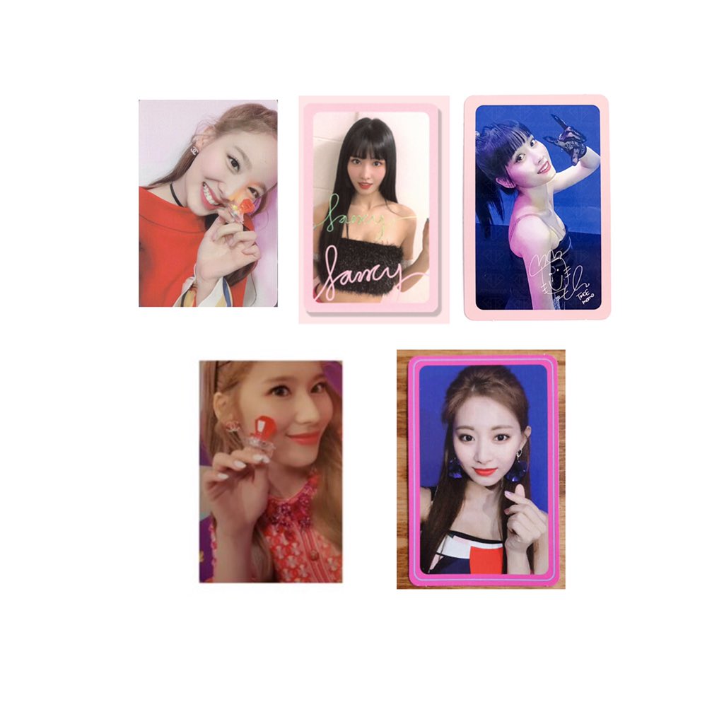 wtt!🧚‍♀️
*********
— *twice fancy you* —
have: 
- momo pink border 
- sana fancy black border
- sana fancy sign
- dahyun fancy black border 
- tzuyu twice logo
want: last picture!
loc: usa only!
<a href="/kpoptradeusa/">photocard trade & sell</a> <a href="/kpoptradingusa/">kpop trading acc!!💫💘🦋</a> <a href="/kpopctrades/">kpop pc trading</a> @twicetrades_ <a href="/TWICE_trades/">TWICE trading and selling 🌙</a> @Twicetradeonce