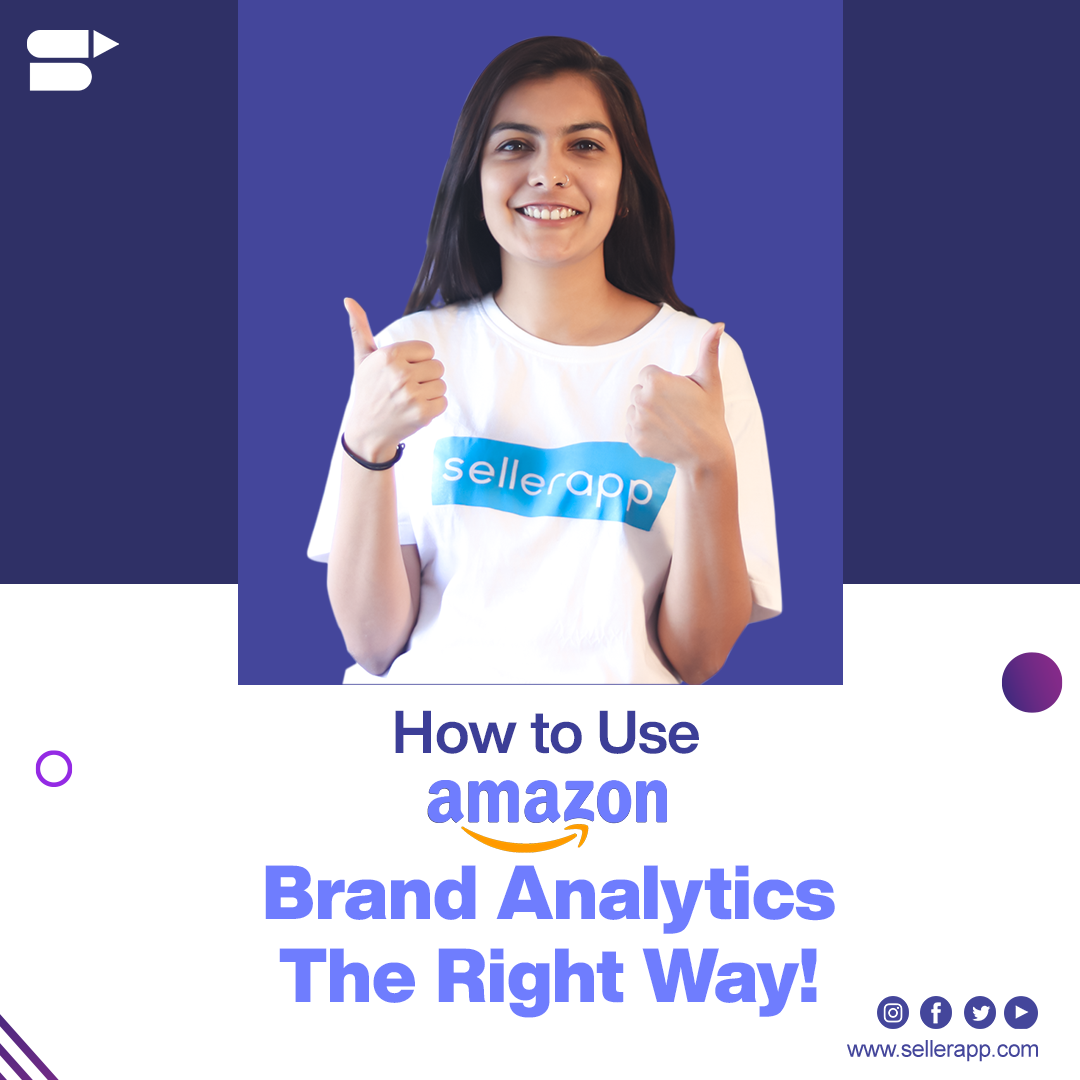 SellerApp_Inc's tweet image. Amazon Brand Analytics is Amazon’s own analytics tool, available to all brand registered #sellers. In this video, we are going to give you 6 tips that will aid you in creating the perfect #Amazonppc Campaign using ABA.
bit.ly/sellerapp-yout…
⏰July22, 12pm EST
#amazonanalytics