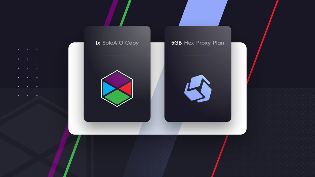 Hex_Proxy's tweet image. SOLEAIO x HEX GIVEAWAY 🎉

We've teamed up with SoleAIO to giveaway 1 copy of SoleAIO and 5GB Hex Proxy Plan. 🎁

To Enter:
1. Follow Both @Hex_Proxy &amp;amp; @soleaio
2. Like &amp;amp; RT This Tweet
3. Spam the comments with #SoleAndHex 📈

Good Luck. 🚀⏰