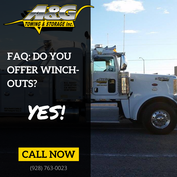 AGTowinginc's tweet photo. Stuck in a ditch is the last place you want your car. Call A&amp;G Towing to get it out fast with our winch-out recovery service. https://t.co/N6zUYVdxMk
