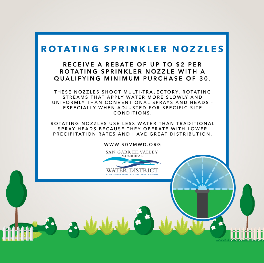 San Gabriel Valley Municipal Water District (@sgvmwd) on Twitter photo Got a landscaping project? Check out the #rebates we have on these sprinkler nozzles and other appliances/ tools. For #SGV residents in <a href="/cityofalhambra/">City of Alhambra</a>, #MontereyPark and <a href="/CitySierraMadre/">City of Sierra Madre</a>. bit.ly/3eWw9Uz Got a landscaping project? Check out the #rebates we have on these sprinkler nozzles and other appliances/ tools. For #SGV residents in <a href="/cityofalhambra/">City of Alhambra</a>, #MontereyPark and <a href="/CitySierraMadre/">City of Sierra Madre</a>. bit.ly/3eWw9Uz