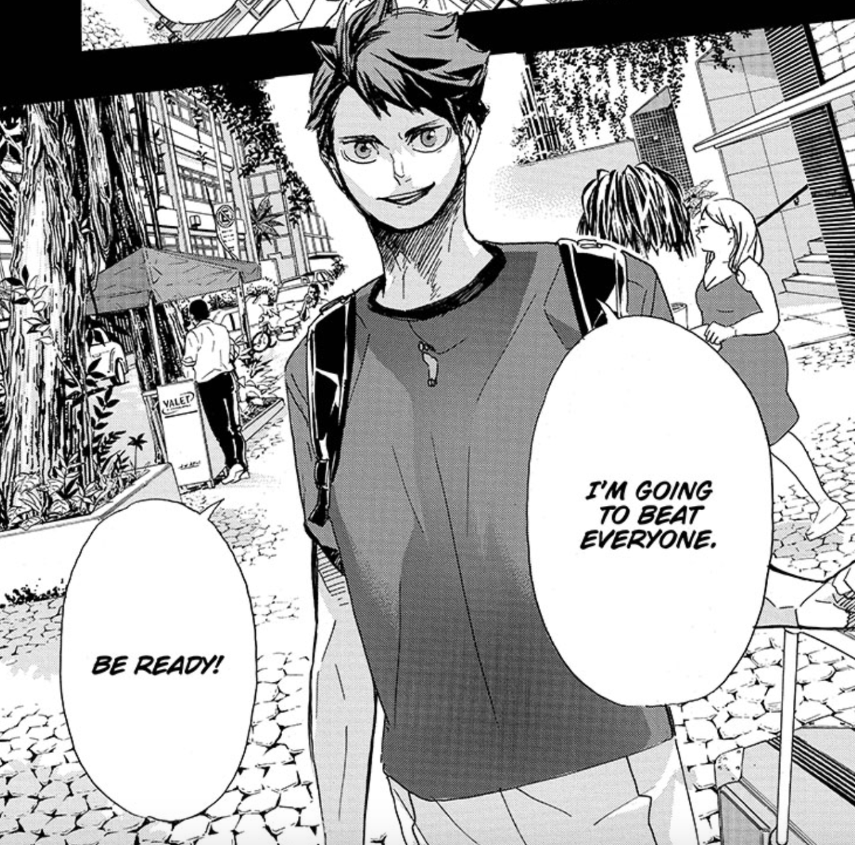 Finally, if offered a chance to a) play in his idol’s team, b) play in a team ranking HIGHER than Japan's 𝙝𝙚𝙡𝙡𝙤, c) beat the shit out of everyone he wanted to OFFICIALLY, like he wanted to do with Tobio back in high school, why the hell he should even pass up on it?