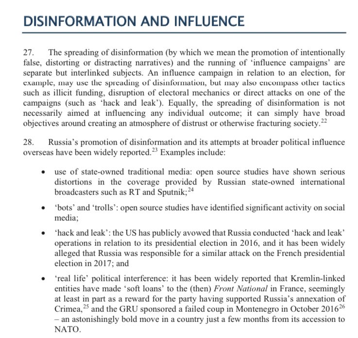 The Communications Security Establishment (CSE) has stated that  has been the target of foreign malign influence operations starting in 2015. These are global operations seeking to install authoritarian gov’ts. RW parties are more than willing to “collude” for power.  #cdnpoli