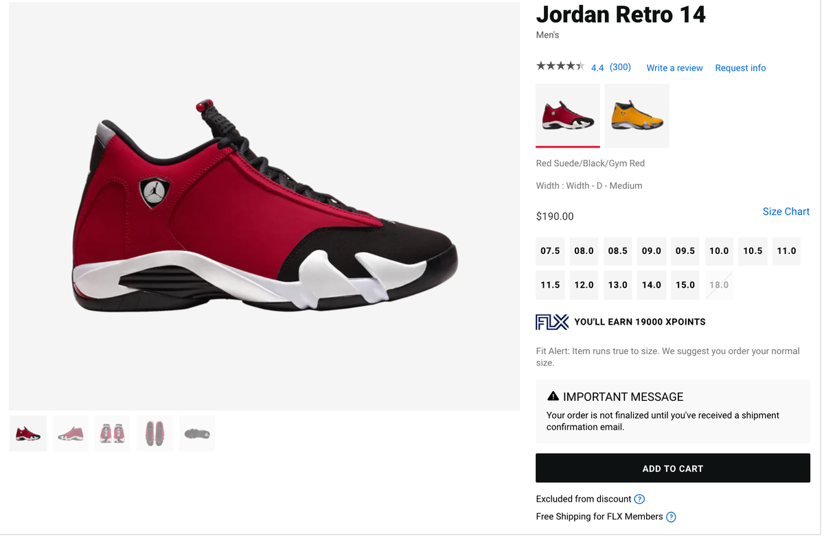 jordan 14 restock