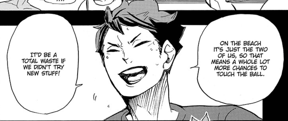 I was just looking for frames, but also this? “Another challenger”, “he’s exactly the kind of guy to do something crazy like that”, ringing a bell, no?