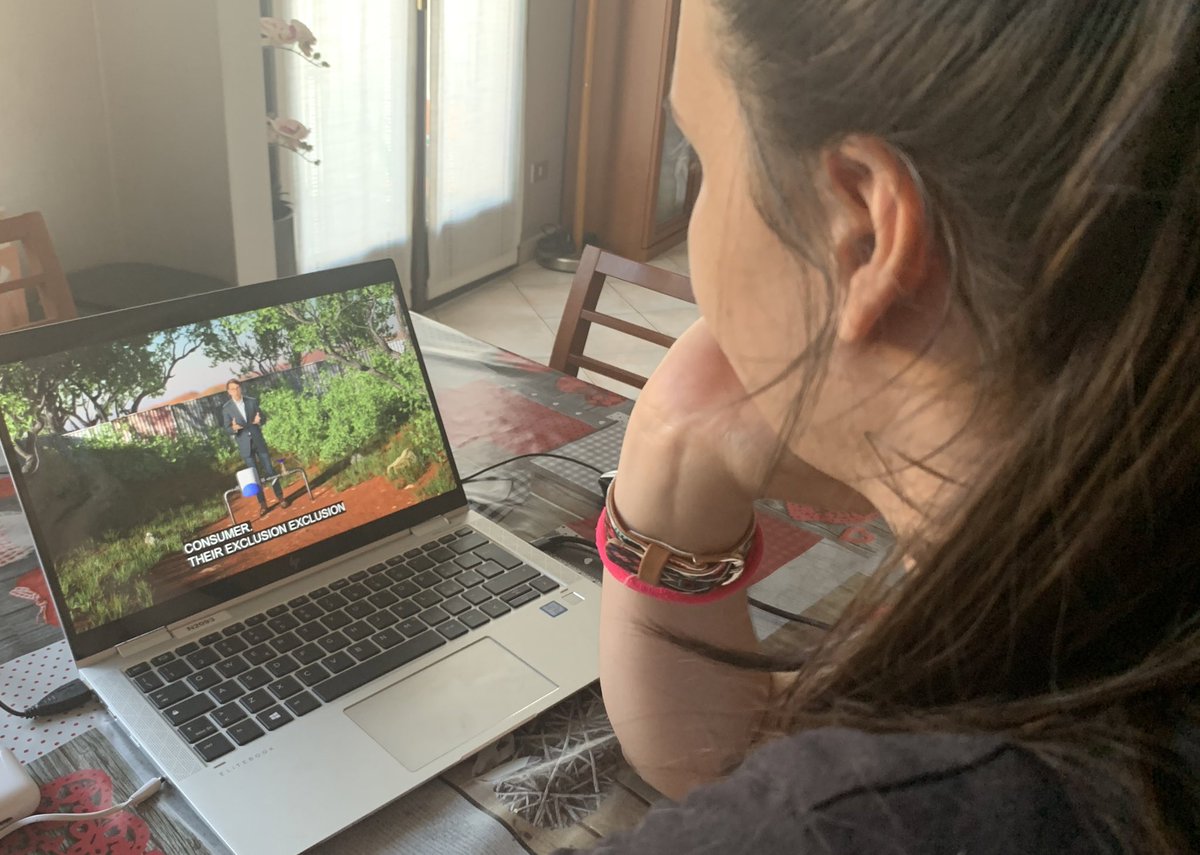 New generations watching #MSInspire20 in real time!! My daughter watching <a href="/judsonalthoff/">Judson Althoff</a> talking about helping the planet and countries like Kenya that she visited last year with me understanding a life lesson!