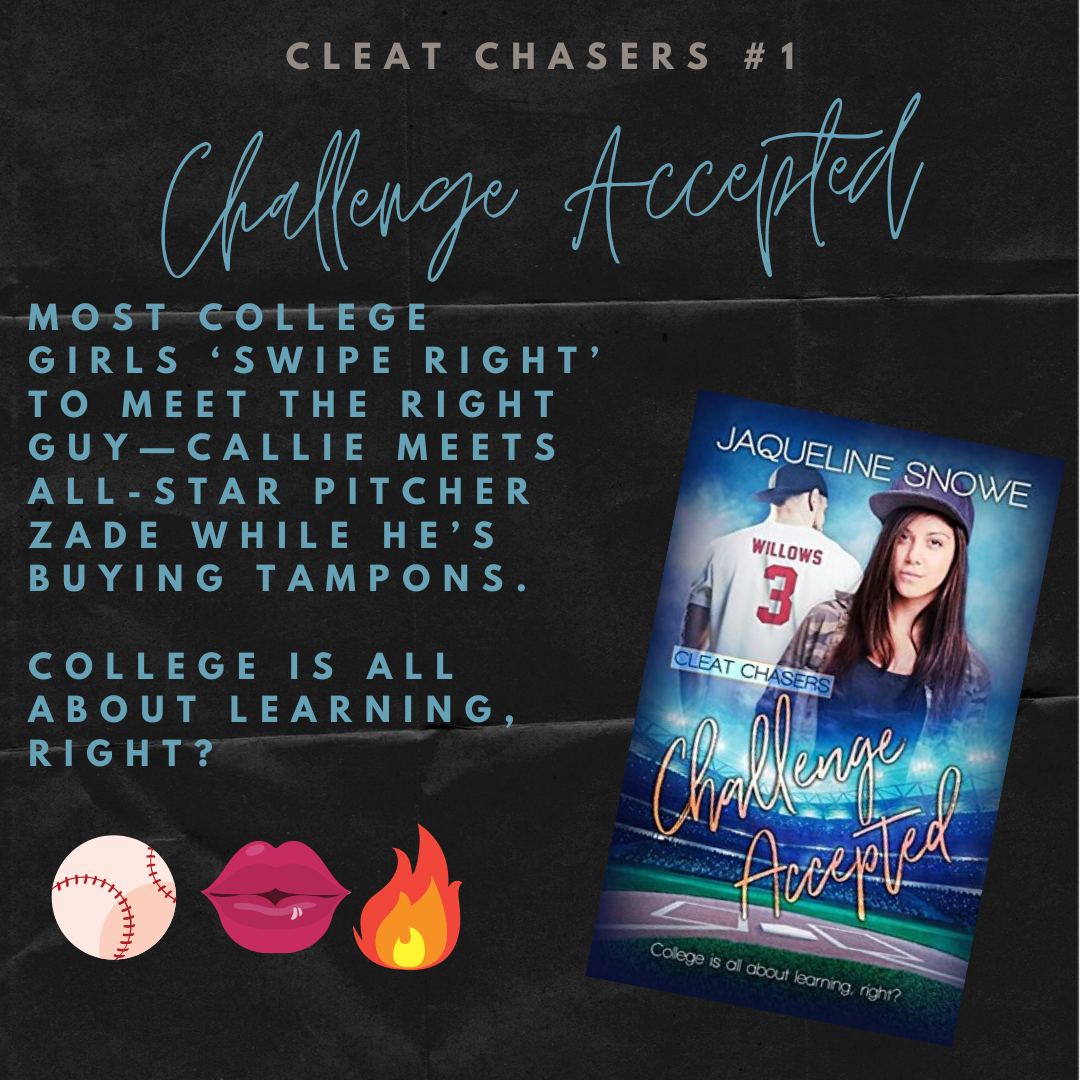 JaquelineSnowe's tweet photo. #firstkisspromo #cleatchasers #sportsromance
Meet Callie & Zade
⚾️Tomboy who wants nothing to do with a player
⚾️An Allstar pitcher who REALLY likes a challenge
⚾️New adult sports romance with BANTER
⚾️Healthy sibling relationship & found family
https://t.co/yh6qaYKXTp https://t.co/T5MrapZYRP