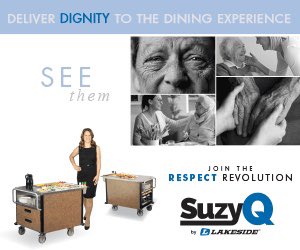 Lakeside_FS's tweet photo. SUZYQ leads the way in revolutionizing #seniorcare dining. Join Lakeside Manufacturing and Suzanne Quiring, CDM, RD bring dignity to the dining experience. 

#foodservice #seniorliving 

https://t.co/g6xOgUjgcB https://t.co/xGJrPe72W5