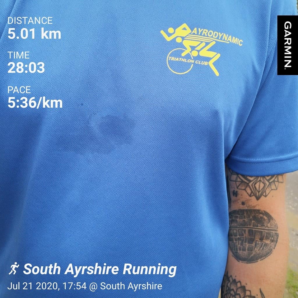 Beerdo_El's tweet photo. That was a sore one. New route tonight on bits of trails, was gasping at the end #reebok #foreverfloatride #ayrodynamictriathlonclub #notritraining #publicbroadcastingservice #TheRaceForSpace https://t.co/CkSaX0WJiS