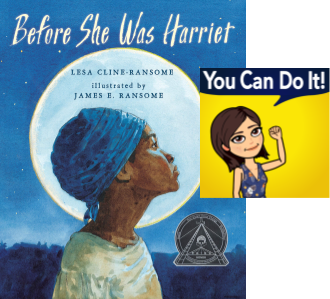 theslibrary's tweet photo. #MrsBeeReads Probably the best Harriet Tubman book I've ever encountered😍Gorgeous drawings, clear language. Loved the idea of going backwards, examining jobs I didn't know she held! (5⭐️) @lclineransome @HolidayHouseBks @hcpslib https://t.co/JDZKQ9FCp6