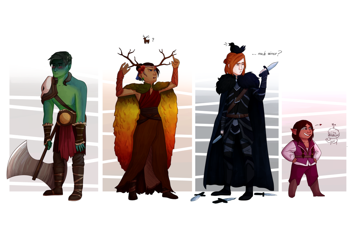 MysticalRaz's tweet photo. Something silly for the soul - (1/2)

#CriticalRoleFanart #CriticalRole #TheMightyNein https://t.co/htmfs0iXAQ