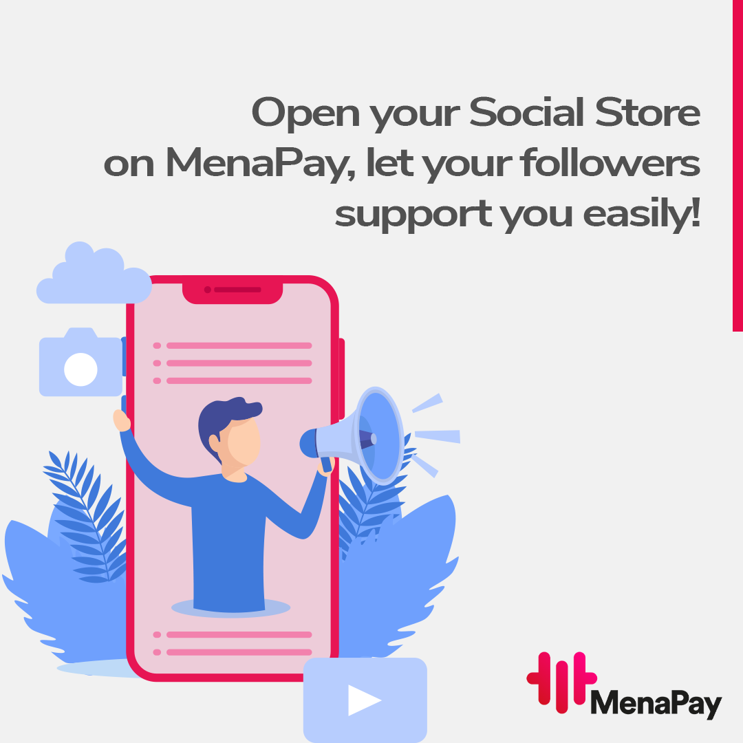 menapayio's tweet photo. The easiest way to get support from your followers! Start using MenaPay Social Store feature, get easy and fast support from your followers.
#MenaPay #socialstore https://t.co/QDWDEflBI4