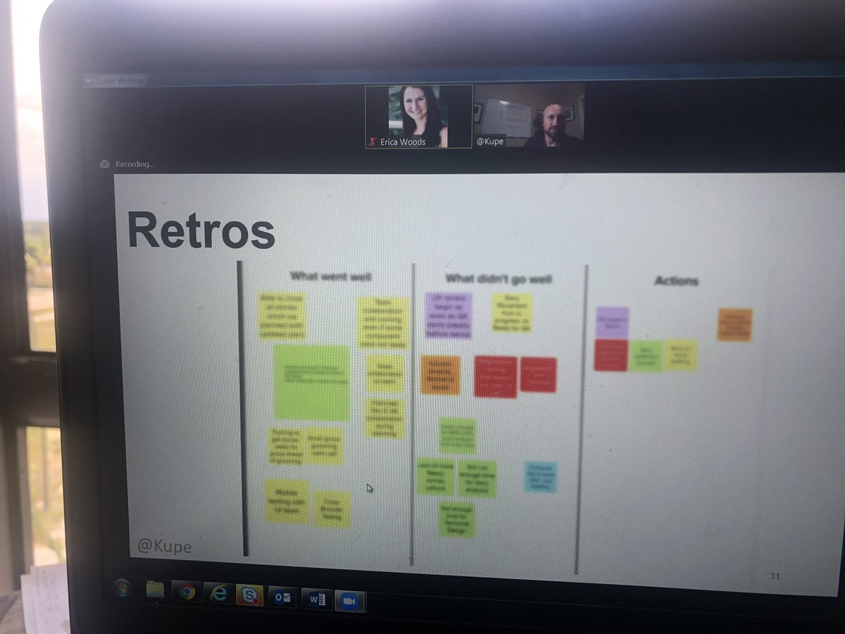 Retrospectives are more vital than ever when working in a virtual environment! <a href="/Kupe/">Kupe</a> #ManagingVirtualTeams #oneteam #agile #projectmanagement #pmot