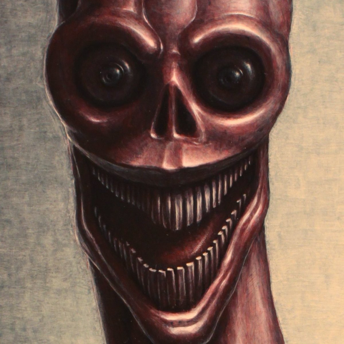 "Untitled" (2011)
Acrylic on panel
???×???mm

#Art #acrylicpainting #HorrorArt  #traditionalart
