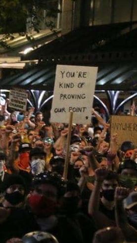 From Portland protest 7/20/20. Love it.