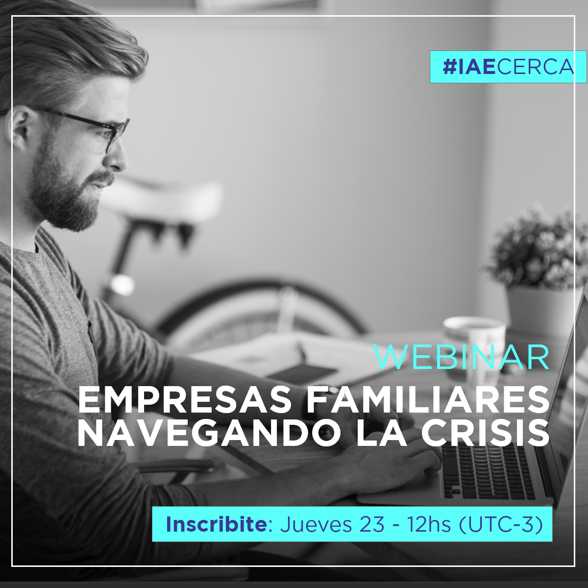 IAE_Austral's tweet photo. Nuevo Webinar para #Pymes. Este jueves 23 de Julio, súmate al encuentro en vivo "Empresas Familiares: Navegando la Crisis" junto al @Pedr0Vazquez e invitados. Agenda e inscripciones: https://t.co/FesyWIK0Gl
#EmpresaFamiliar #Crisis #Liderazgo #desafios #PymesIAE #IAEBS https://t.co/fefVI35yWq