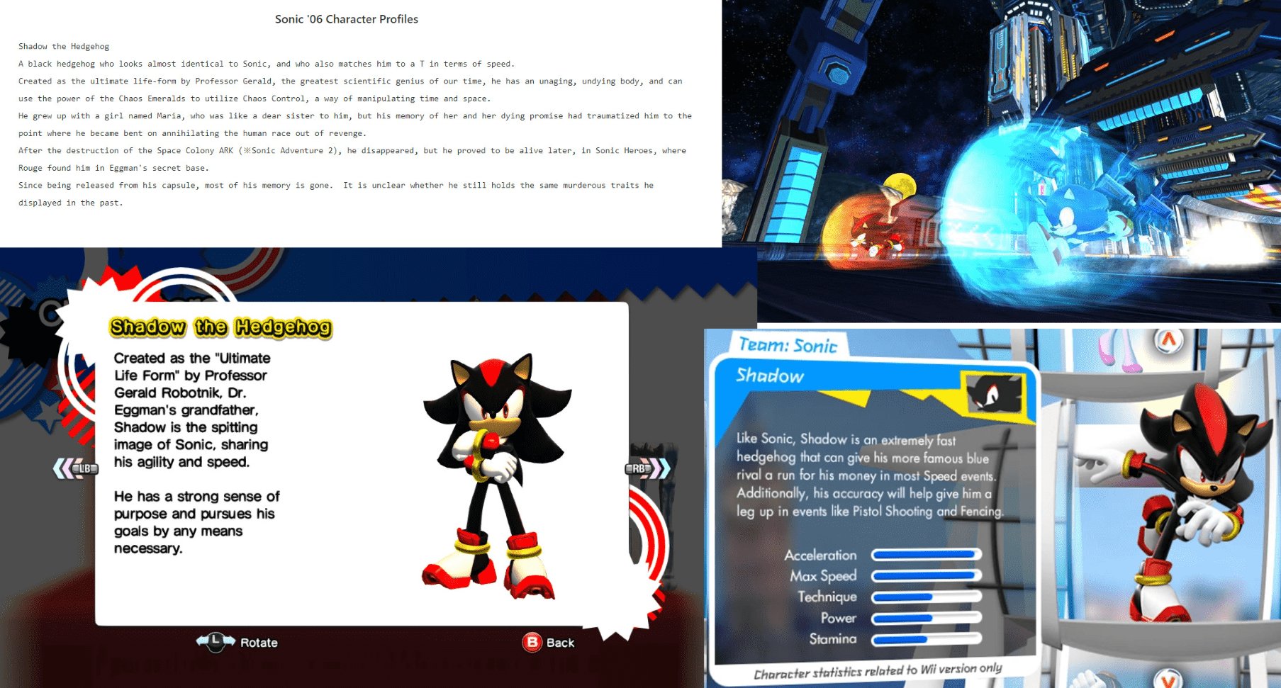 KrACK 🥂 on X: What's this meme that Shadow is slightly slower than Sonic  when this has literally never been the case? Where did this come from?  Every single canon source says