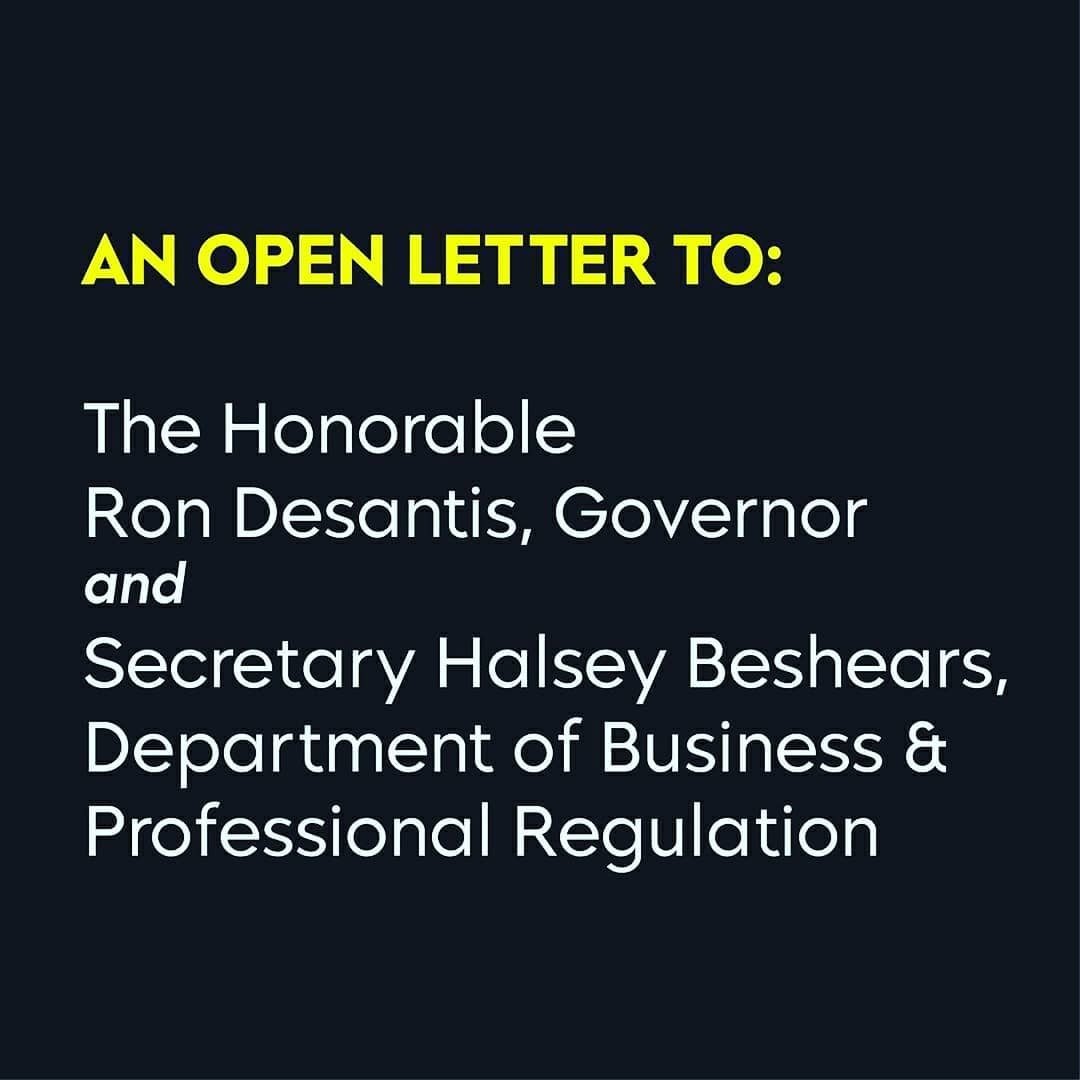 DescargaBrewing's tweet photo. These have been being shared throughout the community.   @RonDeSantisFL, please hear what your constitutes are saying. A thread https://t.co/R5pnrrwE0J