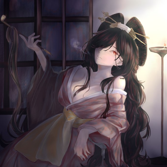 毛女郎のtwitterイラスト検索結果