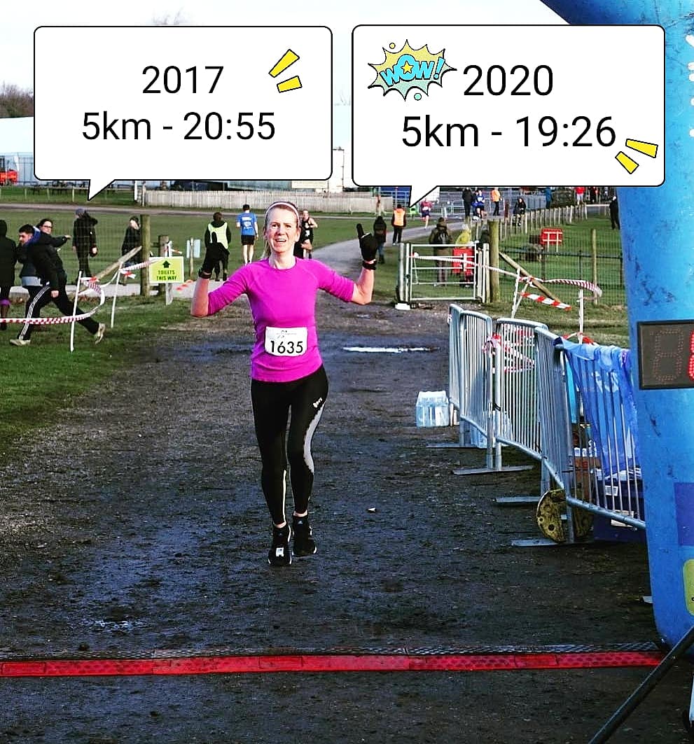 Transformation Tuesday!! 💪 Little shout-out to Alison - who when she joined us, had a goal of getting under that 20min barrier. Not only has she broken it, but she's smashed it into oblivion.. the next target - sub 19!! Lockdown hasn't stop her from rewriting her PB list 🏃‍♀️💨