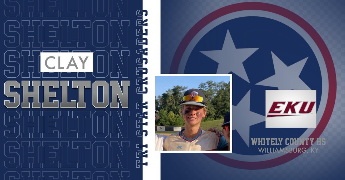 Congratulations to SR @_cshelton21 on a great summer and his commitment to Eastern Kentucky University. Clay was a defensive staple behind the plate as well as a force in the clean up spot all summer. Proud of of this guy!