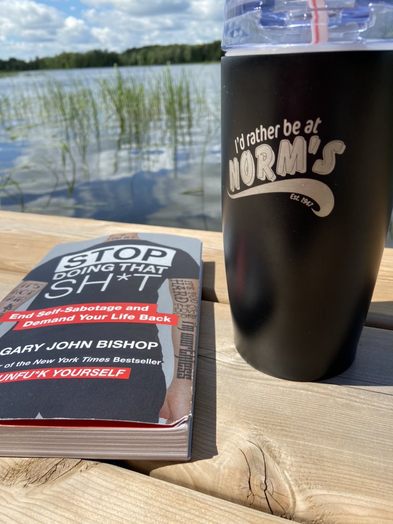 After my manic Monday I put myself in a much needed time out....this is the second time I have read this book..and it was even better than the first time..thanks @GaryJohnBishop
I’m a bitch
People are assholes
Life is hard 
My truths...not the truth.  The future has arrived. 😎