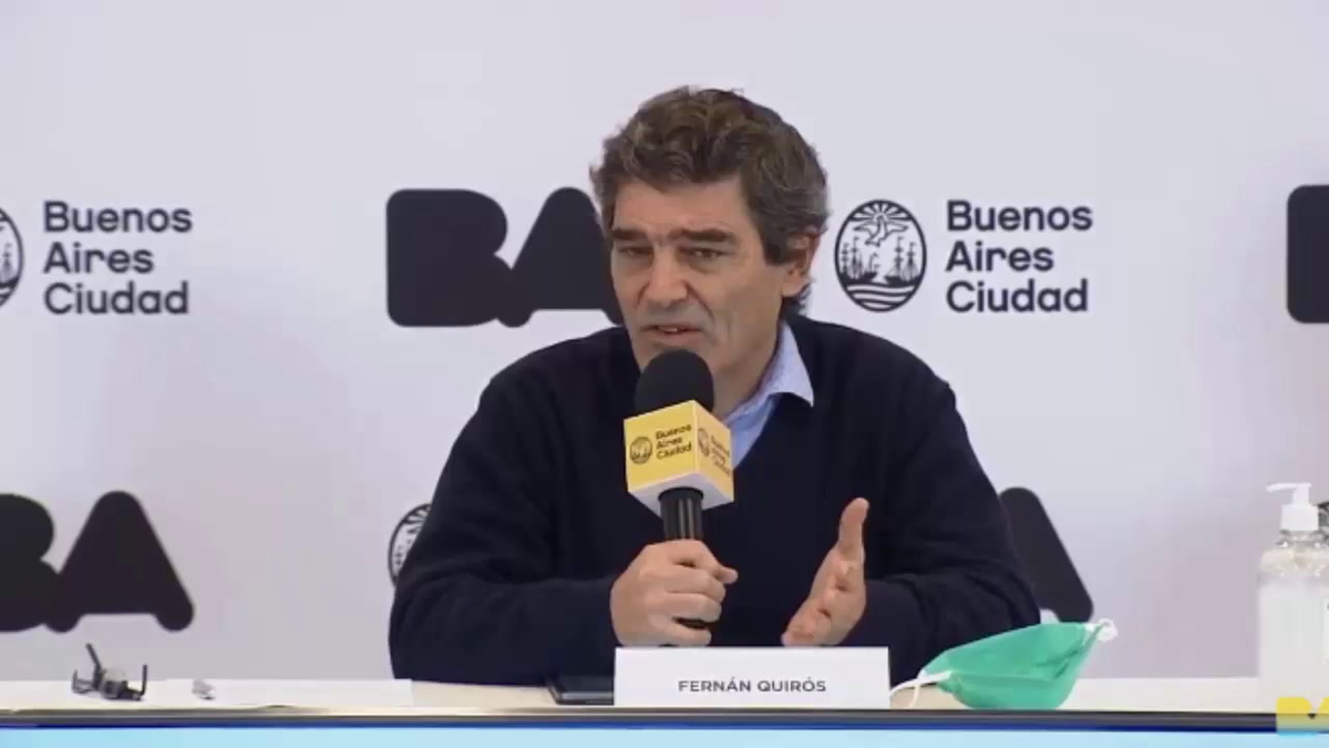 Cronianunciada's tweet photo. #AHORA 📻 @FernanQuirosBA (Ministro de Salud porteño) en #CronicaAnunciada: "Por supuesto que si suben los casos, hay que rever las medidas. Si hay un crecimiento intenso en los contagios, decididamente vamos a proponer una restricción mayor"

🔗https://t.co/TOjOQXIuIH https://t.co/bYvySuibIF